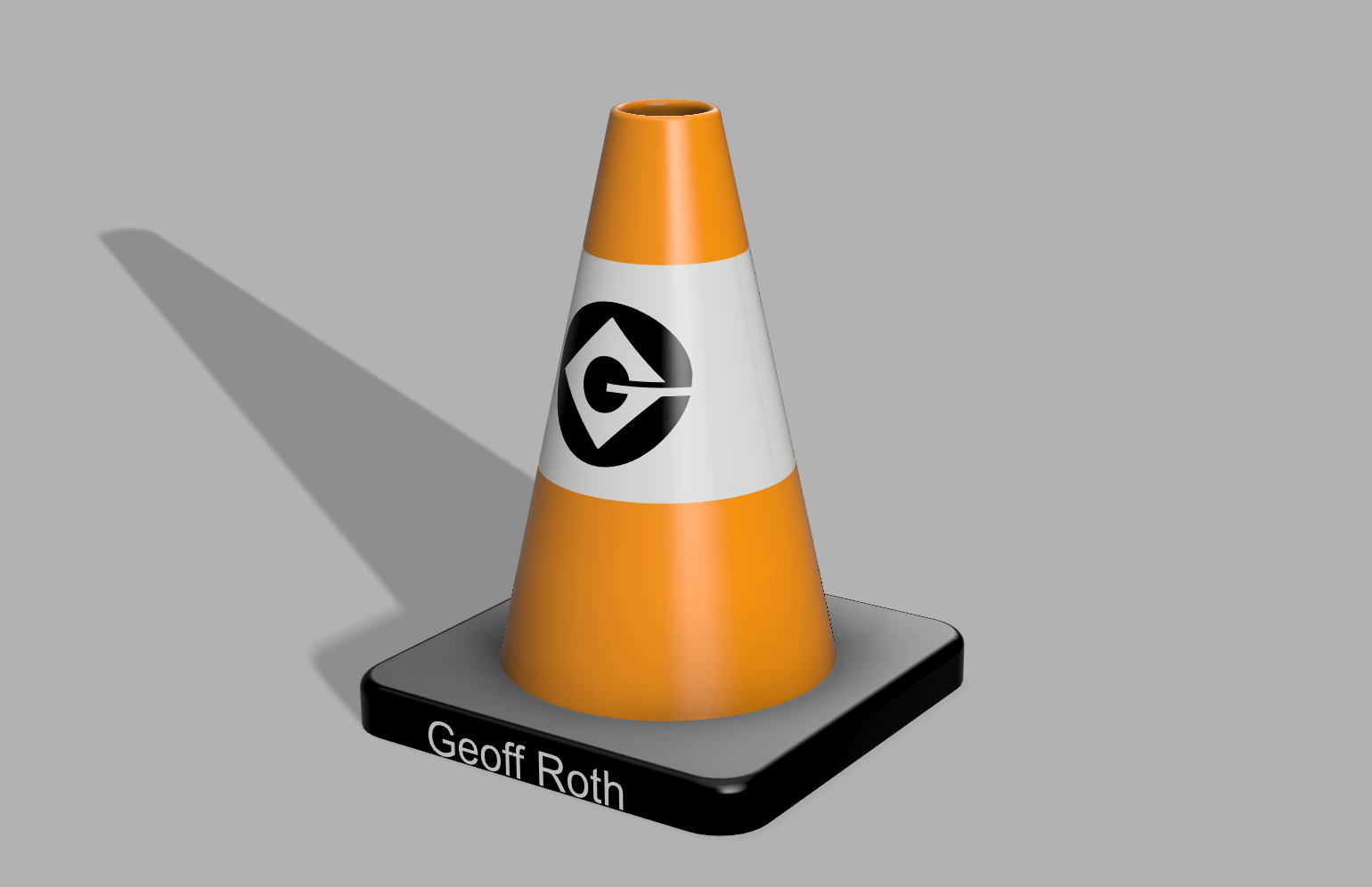 Traffic Cone Trophy 1